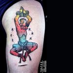 Voodoo priest tattoo by Tamair #Tamair #illustrative #colorful #psychedelic #voodoo