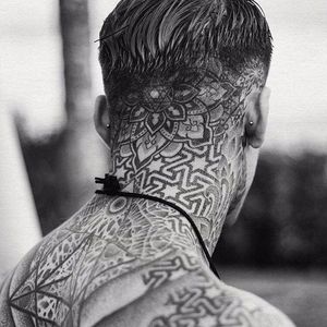 When you're as handsome as Stephen James, you can get whatever the hell you want tattooed on you. By Errikos Andreou More. #neck #necktattoo