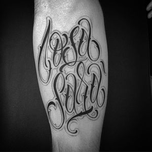 Lettering Tattoo by Rae Martini #letteringtattoo #letteringtattoos #lettering #script #scripttattoos #scripttattoo #letteringinspiration #scriptinspiration #letteringartists #fonttattoos #RaeMartini