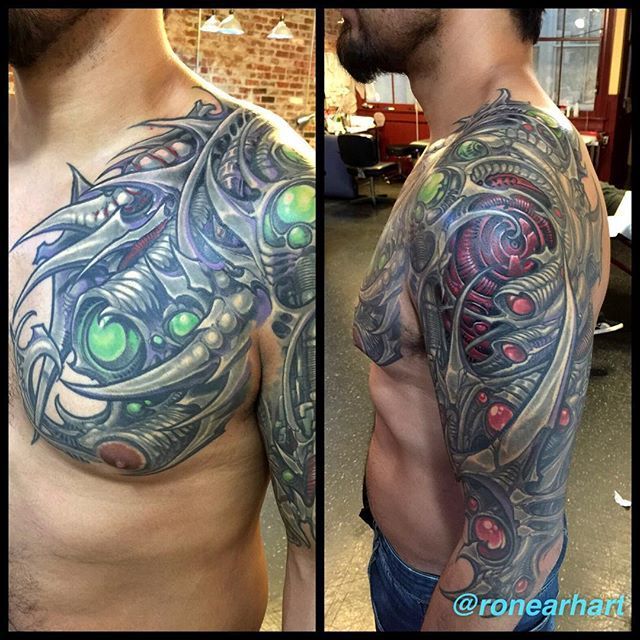 Bio coverup by Ron Earhart TattooNOW