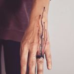 Graphic ring tattoo by Miriam Frank #MiriamFrank #graphic #childhood #abstract #ring