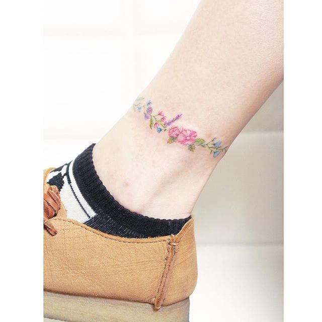 70 Ankle Tattoos for Women Adding Spice to Your Step  Art and Design