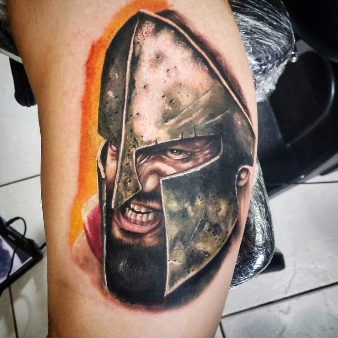 NYGMA Tattoo & piercing - THIS IS SPARTA!!! #sparta #spartan #tattoo  #tattooart #tattooartist #tattooed #armtattoo #realistic #shadows #red  #black #fight #anger #angry #leonidas #komiks #slovakia #slovenko  #tetovanie #poprad #nygmatattoo tattooartist