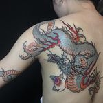 Dragon by Bernard Kwok #BernardKwok #color #japanese #dragon #tattoooftheday