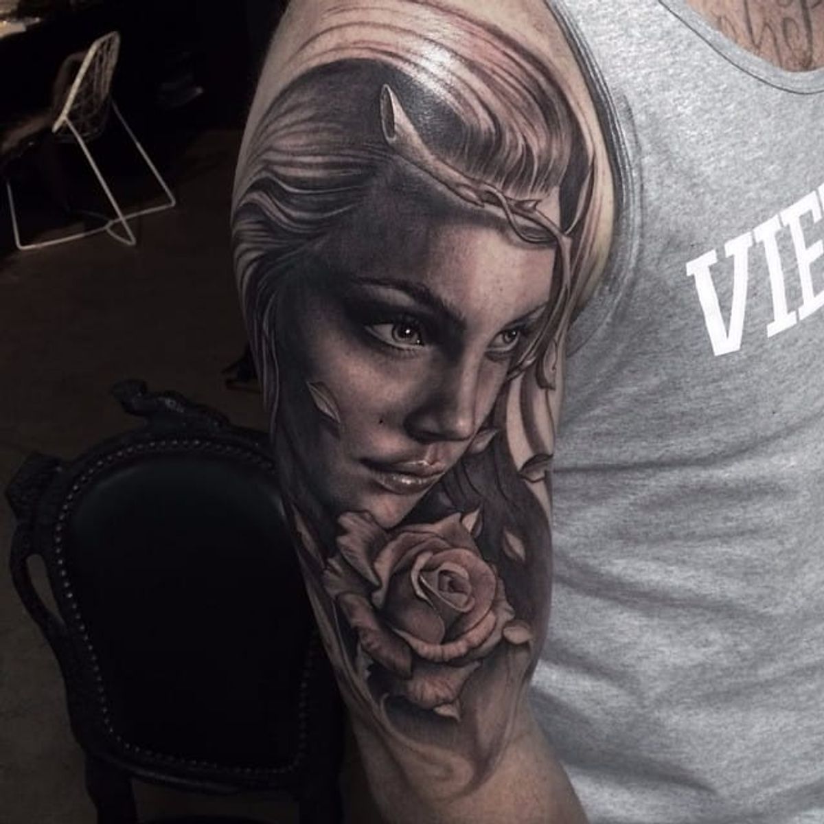 Tattoo Uploaded By Jentheripper • Gorgeous Portrait By Nico Negron # 