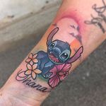 Stitch tattoo by Michela Bottin. #MichelaBottin #stitch #liloandstitch #disney #ohana #hawaiian