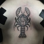 Lobster Tattoo by Hannah Nova Dudley #Lobster #crustacean #ocean #HannahNovaDudley