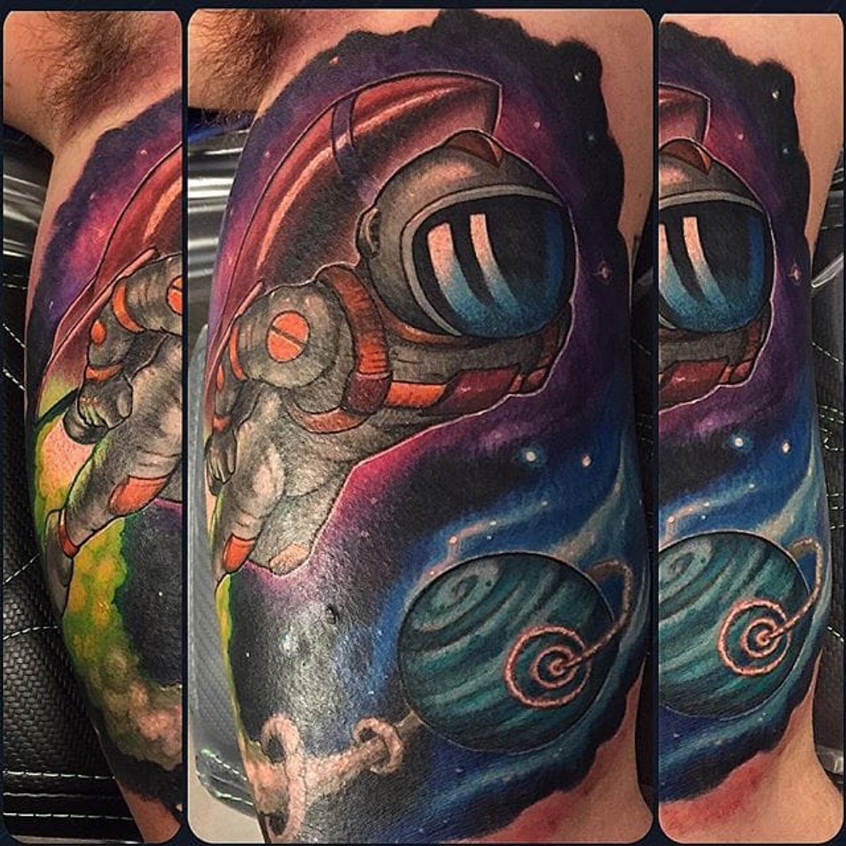 Tattoo uploaded by Robert Davies • Rocket Man Tattoo by William Volz # ...