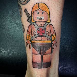 He-Man tattoo by Marco Kartell. #lego #He-Man #Heman #cartoon #comicbook #comics