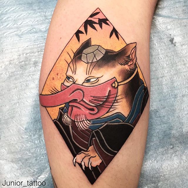 Tattoo uploaded by Robert Davies • Saint Yoda Tattoo by Benji