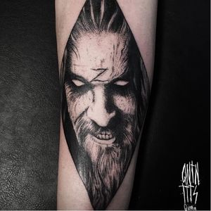 Rad Rob Zombie tattoo by Quentin Aldhui #robzombie #QuentinAldhui #metal #musician #horrormovies #blackwork
