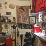 Artist's workspace (photo by Alex Wikoff) #beavertattoo #nyc #guides #shops #queens