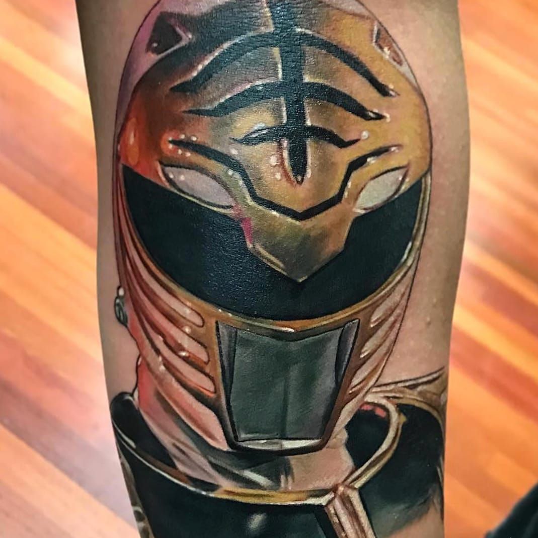 Tattoo uploaded by Ross Howerton  An amazing color portrait of the White  Ranger by Pony Lawson IGponylawson MMPR PonyLawson portraiture  PowerRangers WhiteRanger  Tattoodo