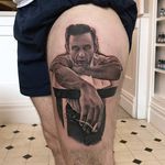 Johnny Cash portrait by David Corden #DavidCorden #blackandgrey #portrait #realism #johnnycash #tattoooftheday