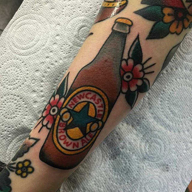 Tattoo uploaded by Alejandro Rubio  traditionaltattoos traditionaltattoo  traditional beer beertattoo skulltattoo colortattoo color  Tattoodo
