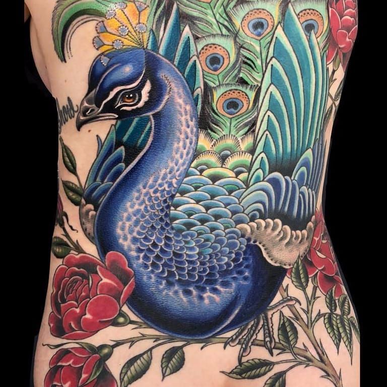 Details 100 about peacock tattoo meaning latest  indaotaonec