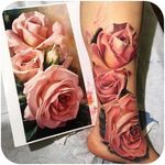 Luka Lajoie nailed it with this rose piece via @lukelajoie #LukaLajoie #floral #roses #realism