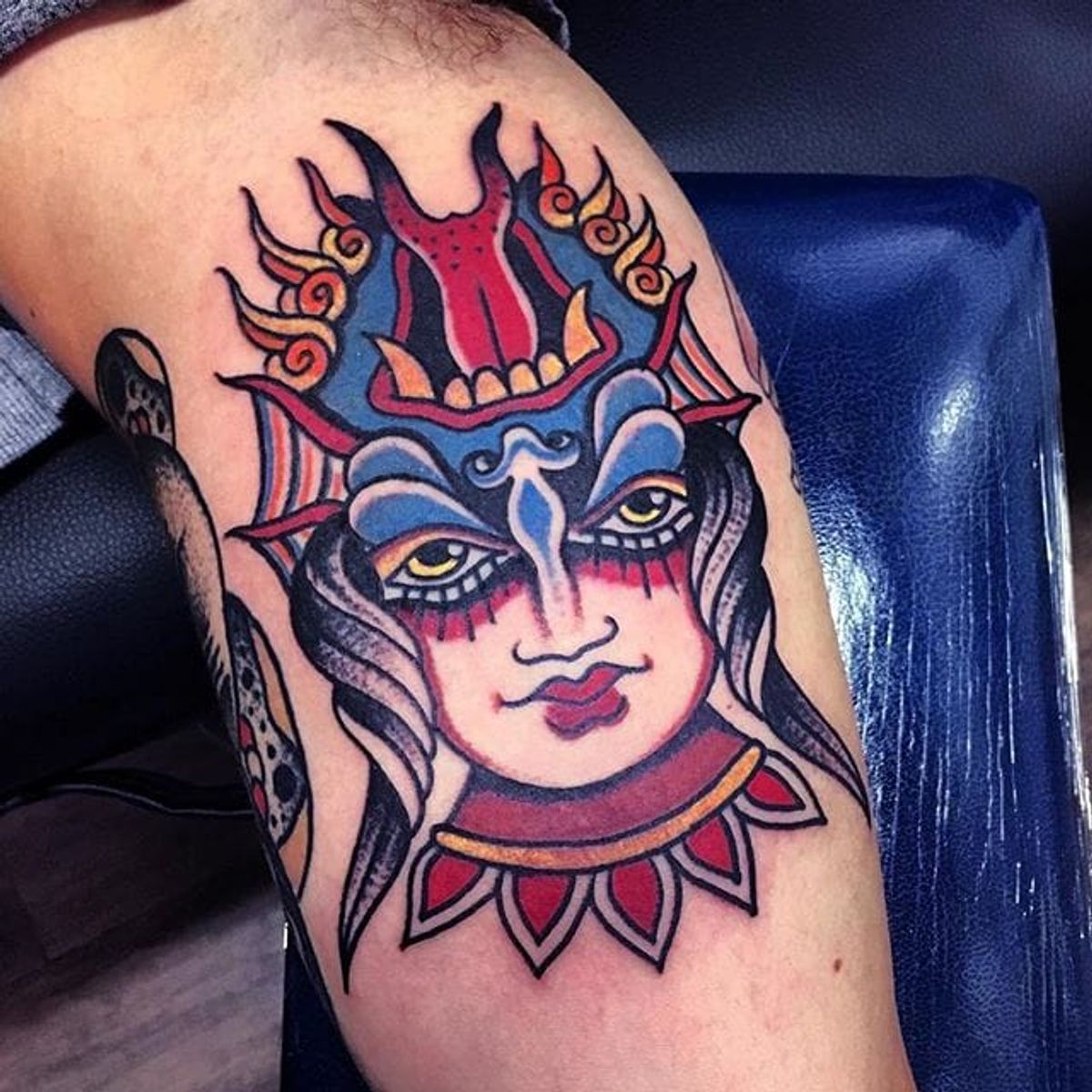 Tattoo uploaded by Robert Davies • Devil Woman Tattoo by