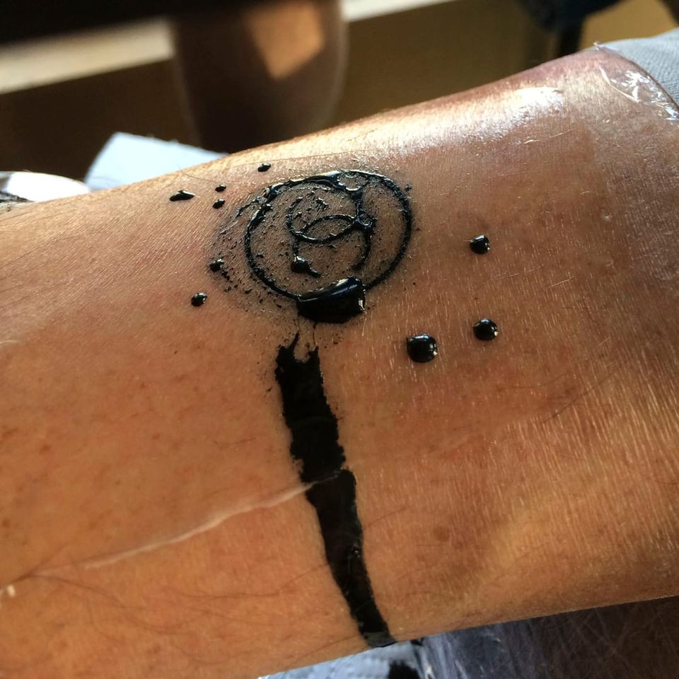 Chanel Logo Tattoo Made by a Robot - the Future of Branding? • Tattoodo