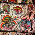Flash by Sheila Marcello (via IG-sheilamarcello) #flashart #flashfriday #colorful #80s #SheilaMarcello