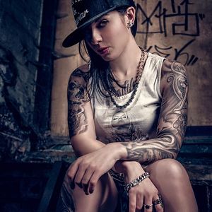 Tattoo model Trudi McPhail aka Tiddlepops #clintonlofthouse #photography #UKphotographers #tattoomodel #tiddlepops #alternativemodel #tattooart