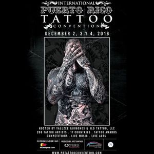 The official flyer for the International Puerto Rico Tattoo Convention in December. #December #PuertoRicoTattooConvention #tattooconvention