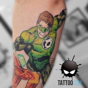 green lantern ring tattoo