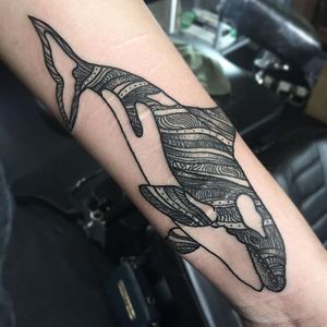 Killer Whale Tattoo by Simon Mora #KillerWhale #Whale #Ocean #SimonMora