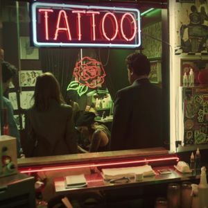 The interior of the tattoo shop in IMAs new ad campaign. #accountants #ad #commercial #funny #IMA