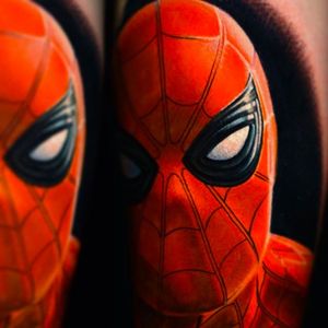 Spiderman Tattoo by Nikko Hurtado @NikkoHurtado #NikkoHurtado #Cinematic #Portrait #Spiderman