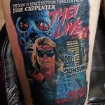 The movie poster from They Live by Alex Wright (IG—thealexwright). #AlexWright #awesome #cultclassics #color #movieposters #realism #TheyLive