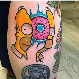 #MattDaniels #thesimpsons #ossimpsons #TheSimpsonstattoo #homer #donut