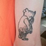 ‘Winnie the Pooh’ tattoo, via @timsphotos on Instagram. #sketch #book #literary #retro #winniethepooh #pooh #poohbear #nostalgia #children #tvshow #cartoon #timsphotos
