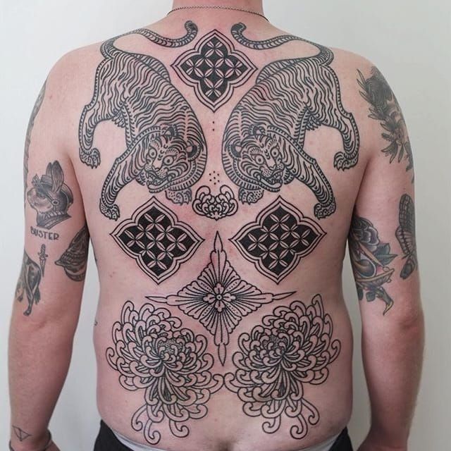 Symmetry Tattoos Killer Symmetry Tattoo Design Ideas