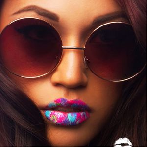 Floral Hippie Temporary Lip Tattoo #Temporary #LipTattoo #LipArt #Lip #Art #LipTattoos #LipSticker