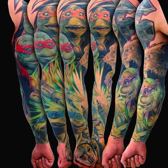 Teenage mutants ninja turtles tattoo  Tattoogridnet