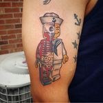 Sweet X-ray sailor. (via IG - southeastustattoos) #LegoTattoo #Lego #Legos #Sailor #Anatomy