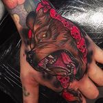 Grizzly bear and skulls Tattoo by Brando Chiesa @BrandoChiesa #BrandoChiesa #Italy #Neotraditional #Beast #animaltattoo #bear #skulls