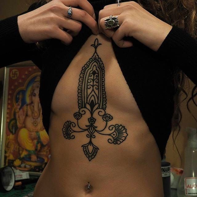 100 Sternum  Underboob Tattoo Ideas and Designs in 2023