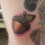 Acorn Tattoo by Daniel Evers #acorn #plant #tree #DanielEvers