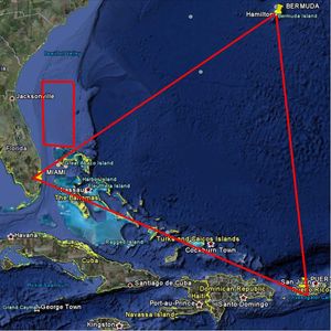 The Bermuda Triangle. #Bermuda #BermudaTriangle #Triangle