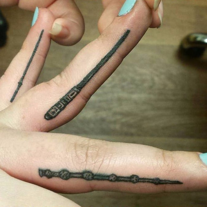 20 Best Wand Tattoo ideas  wand tattoo wands elder wand