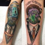 X-Files Tattoo by Jay Joree #XFiles #faceless #neotraditional #JayJoree