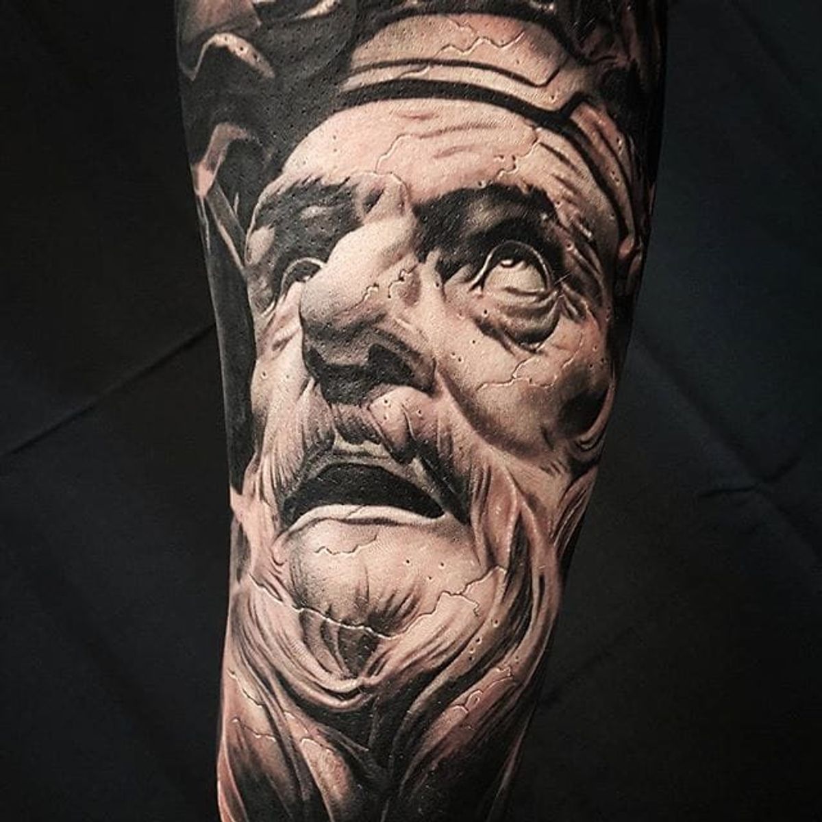 Tattoo uploaded by Ross Howerton • A statuesque tattoo by Chris Mata