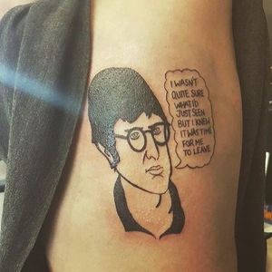 Louis and classic quote (via IG -- jiggleapparel) #louistheroux #louistherouxtattoo