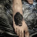 Baboon Tattoo by Tristan Trenaman #blackwork #blackworktattoo #contemporaryblackwork #blackink #blacktattoos #blackworkartist #TristanTrenaman