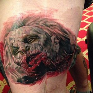 When Dracula becomes the monster Tattoo by Chantale Coady #Dracula #vampire #horror #cinema #BramStoker #GaryOldman #monster #ChantaleCoady