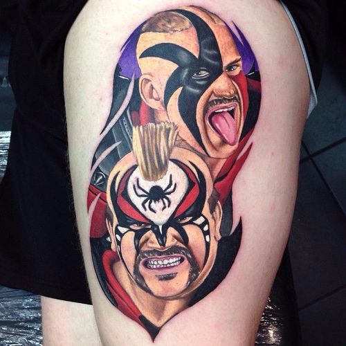 Legion Of Doom Tattoo by Paul Priestley #WWE #wrestling #legionOfDoom #PaulPriestley