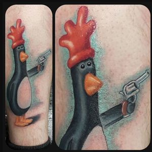 Feathers McGraw from Wallace and Gromit by George Scharfenberg. #wallaceandgromit