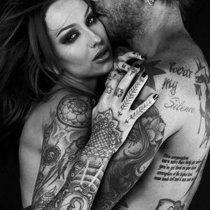 LOVE #ShellydInferno #relationshipgoals #tattooedmodel #model #performer
